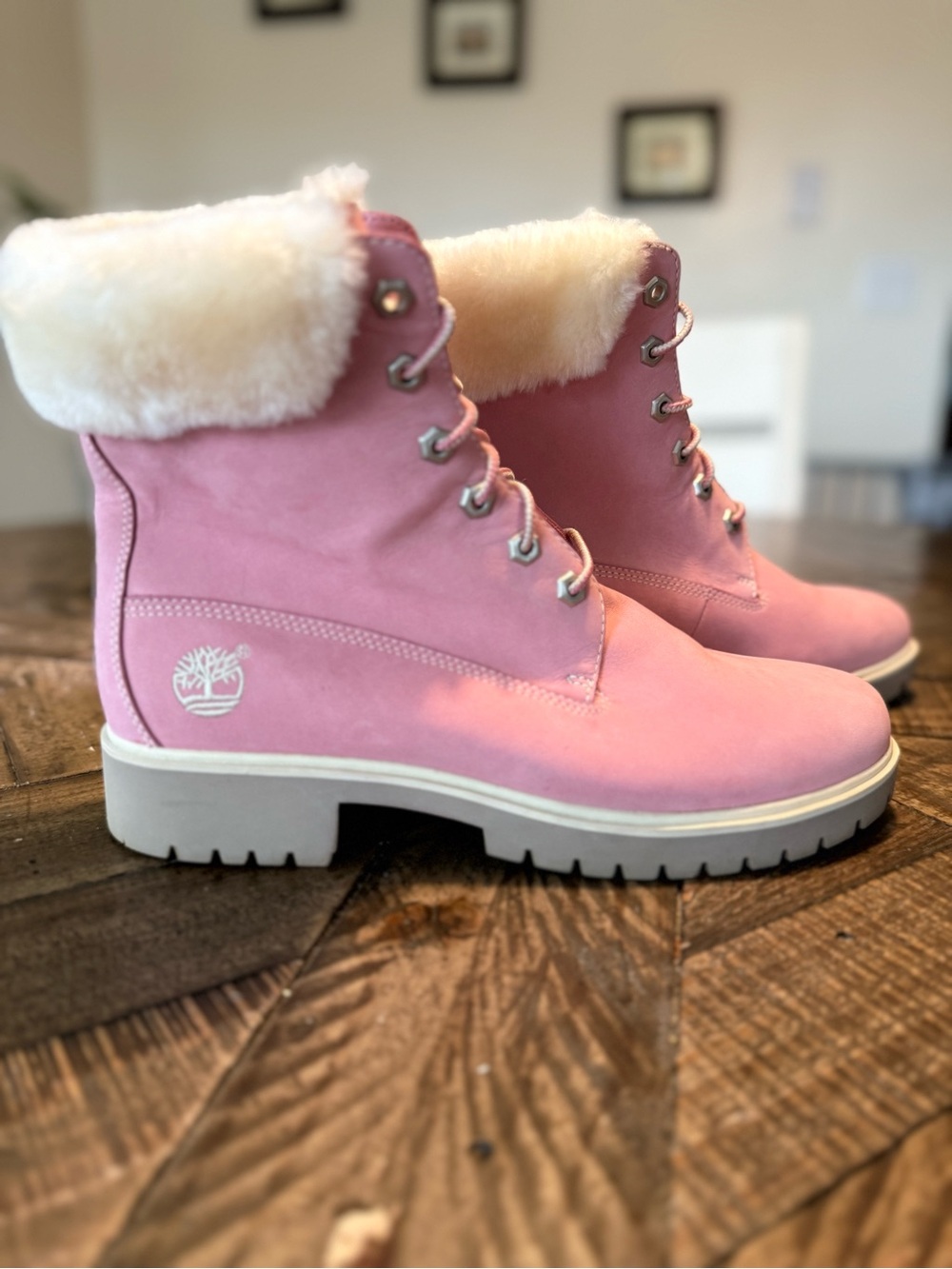 Timberland woman’s waterproof boots , sz 9